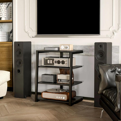 HOMCOM HiFi Stand, with Four Storage Shelves Additional View 19