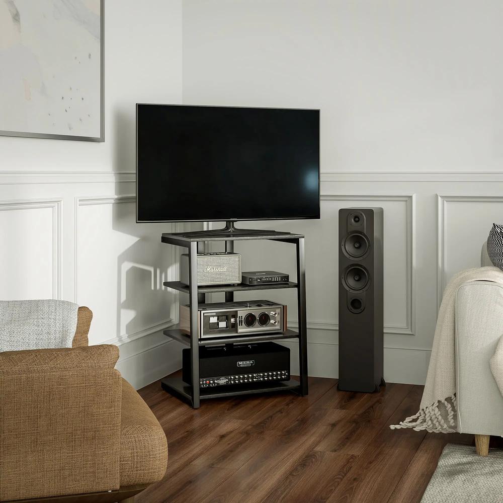 HOMCOM HiFi Stand, with Four Storage Shelves Additional View 20