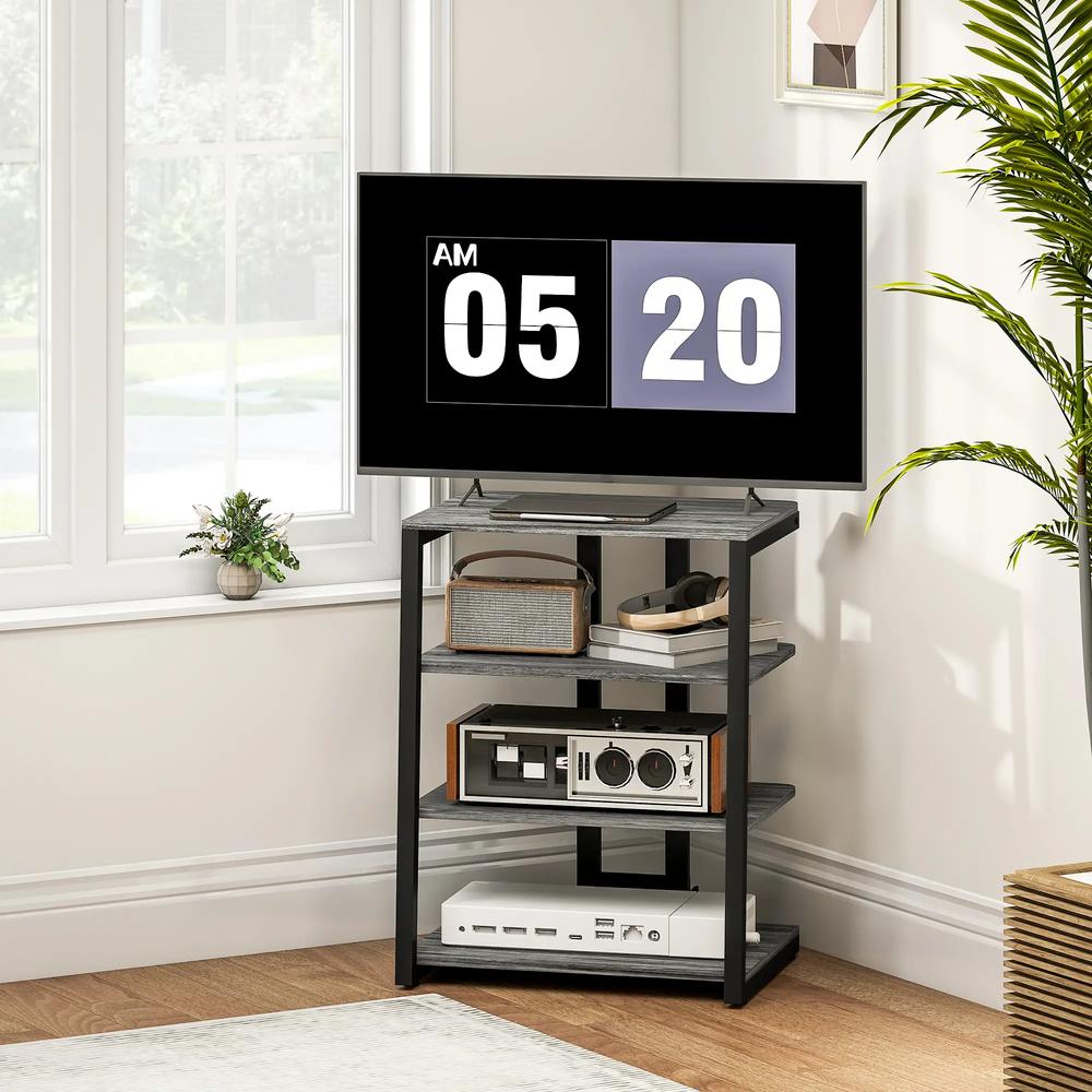 HOMCOM HiFi Stand, with Four Storage Shelves Additional View 2