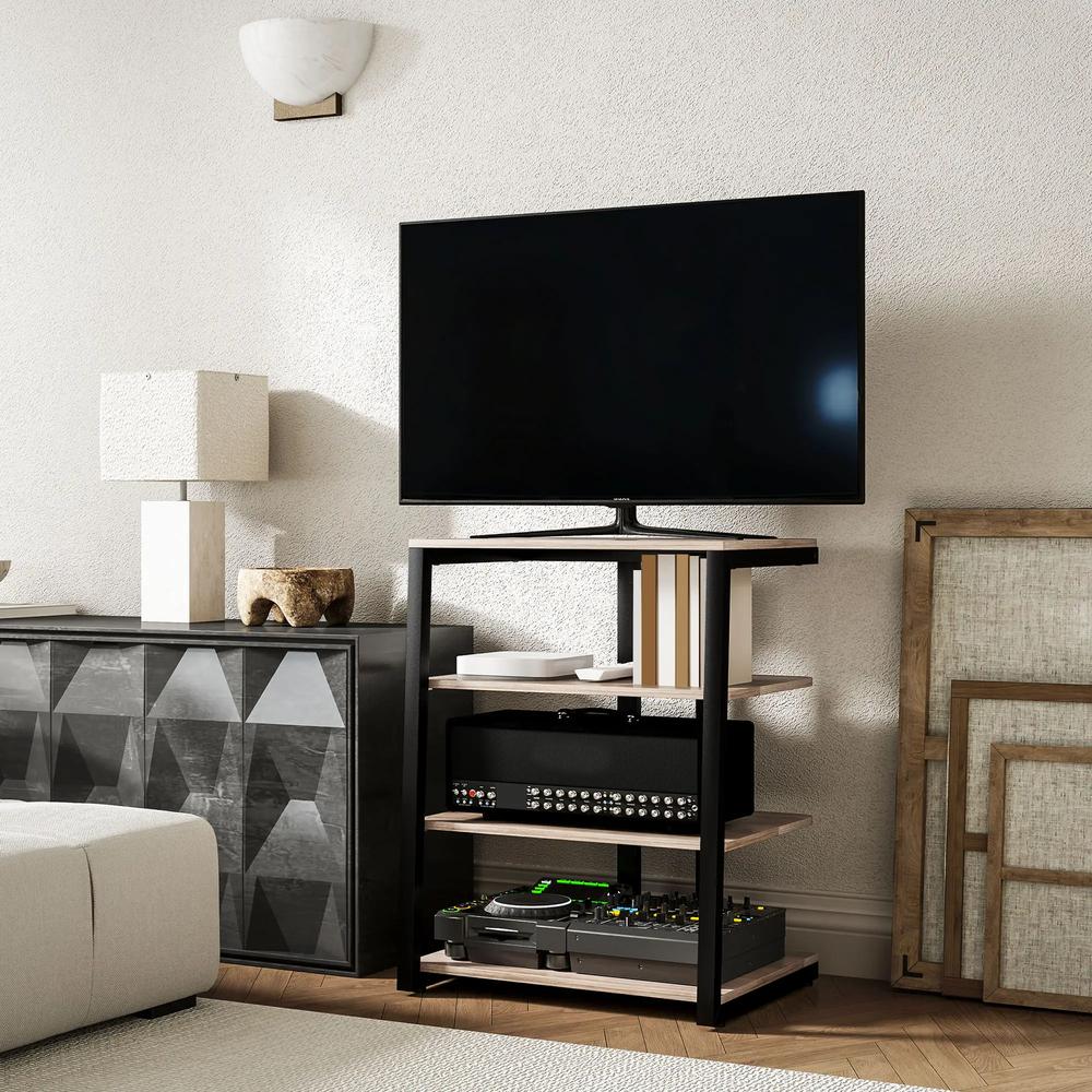 HOMCOM HiFi Stand, with Four Storage Shelves Additional View 32