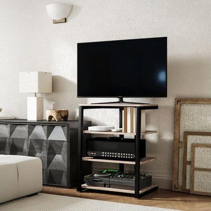 HOMCOM HiFi Stand, with Four Storage Shelves Additional View 32