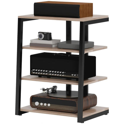 HOMCOM HiFi Stand, with Four Storage Shelves Additional View 33