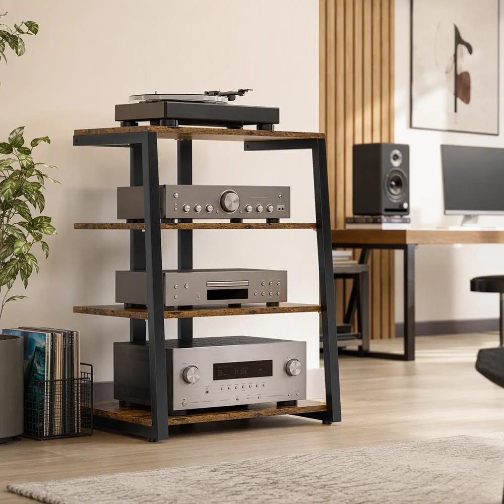 HOMCOM HiFi Stand, with Four Storage Shelves Additional View 35