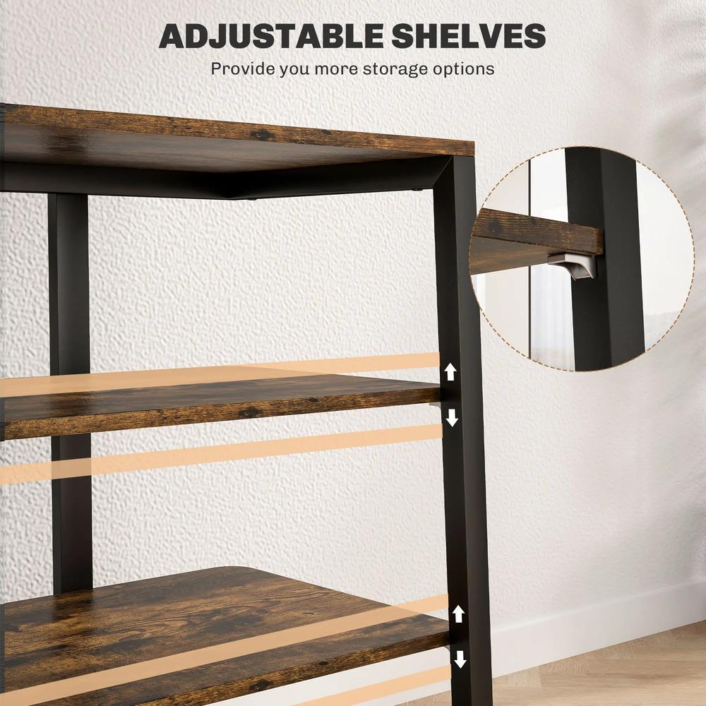 HOMCOM HiFi Stand, with Four Storage Shelves Additional View 38