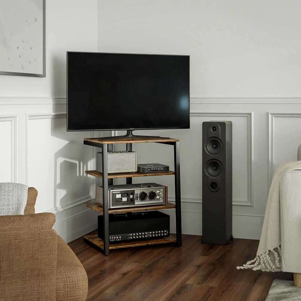 HOMCOM HiFi Stand, with Four Storage Shelves Additional View 42