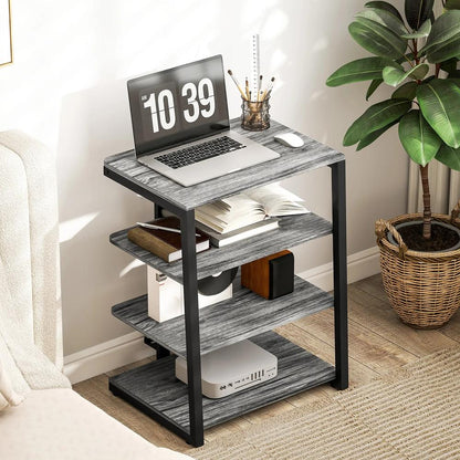 HOMCOM HiFi Stand, with Four Storage Shelves Additional View 8