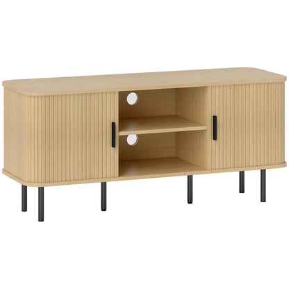 HOMCOM TV Stand Cabinet for TVs up to 55 Inches, TV Unit with Storage Shelves and Cupboard for Living Room Additional View 23