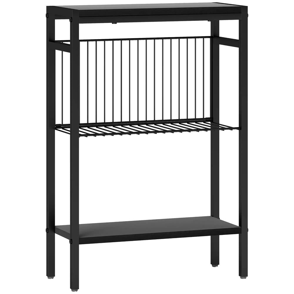 HOMCOM Three Shelf Industrial Side Table Additional View 12