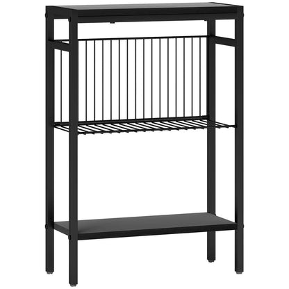 HOMCOM Three Shelf Industrial Side Table Additional View 12