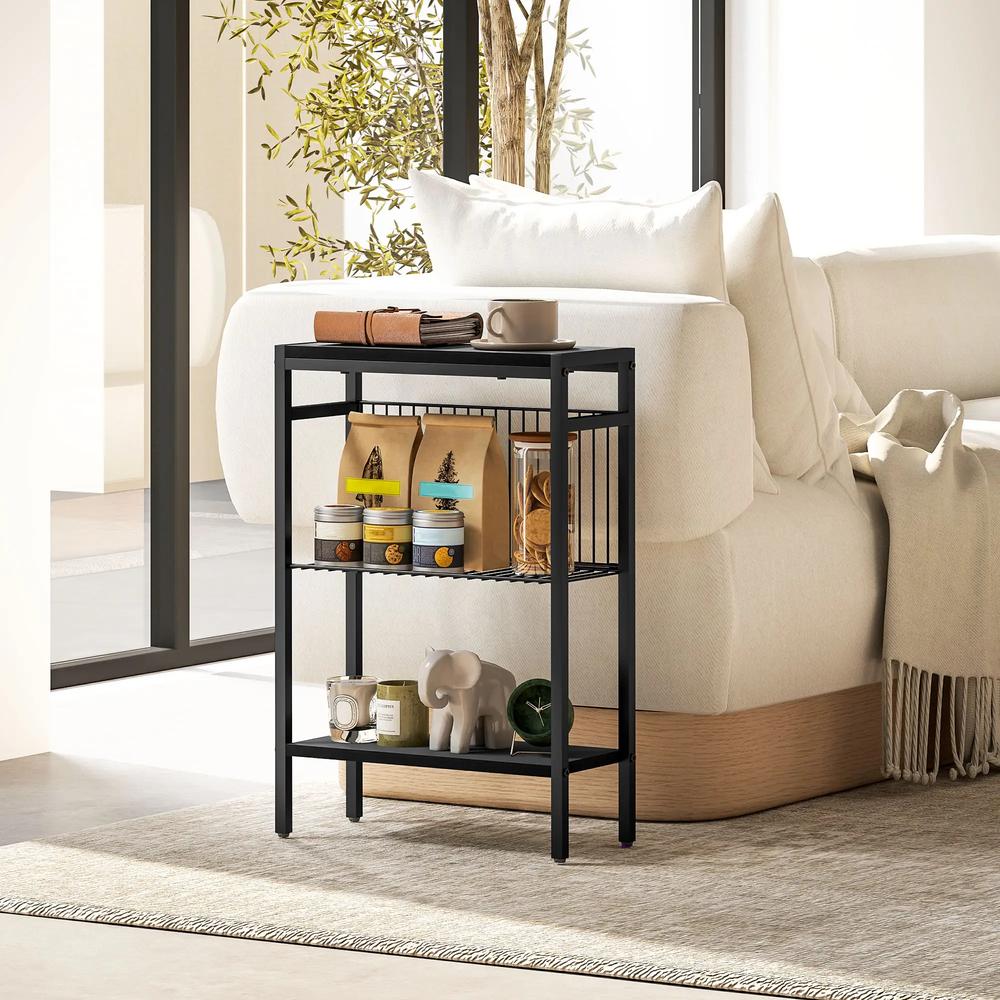 HOMCOM Three Shelf Industrial Side Table Additional View 13