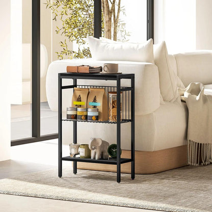 HOMCOM Three Shelf Industrial Side Table Additional View 13