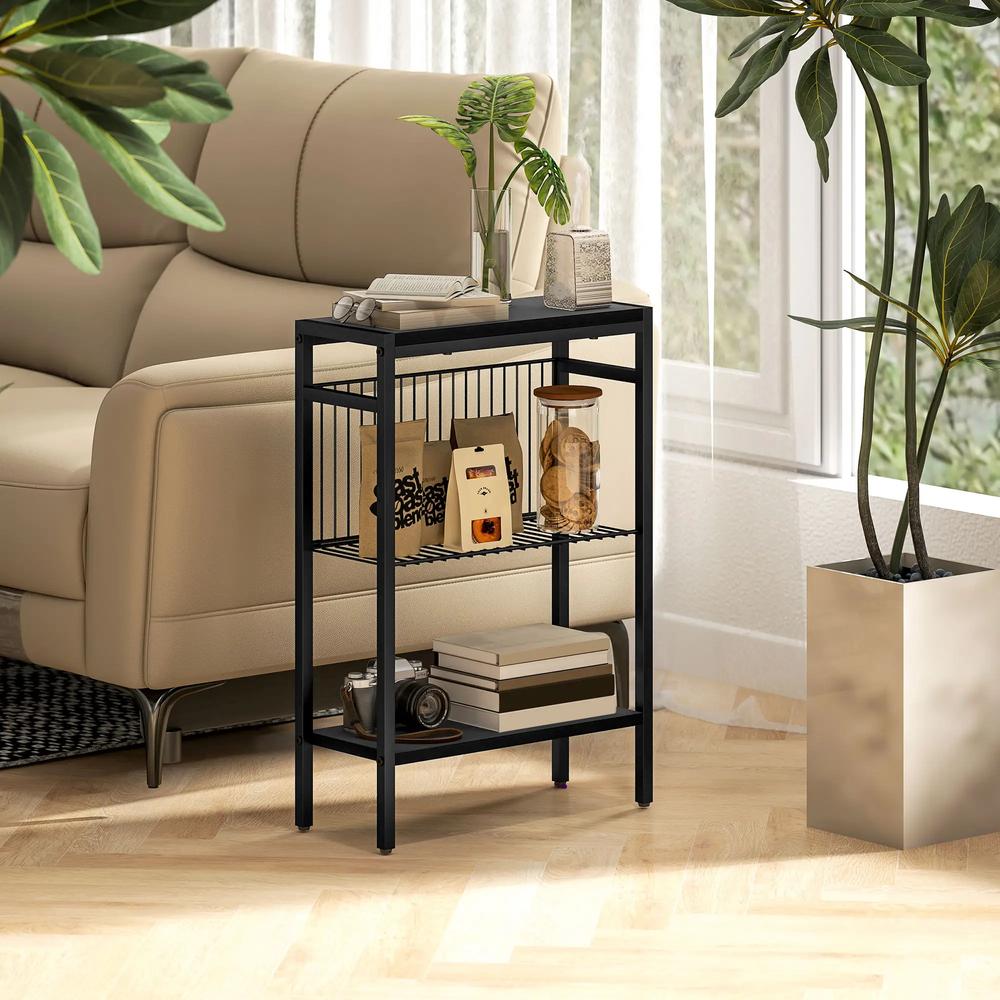 HOMCOM Three Shelf Industrial Side Table Additional View 21