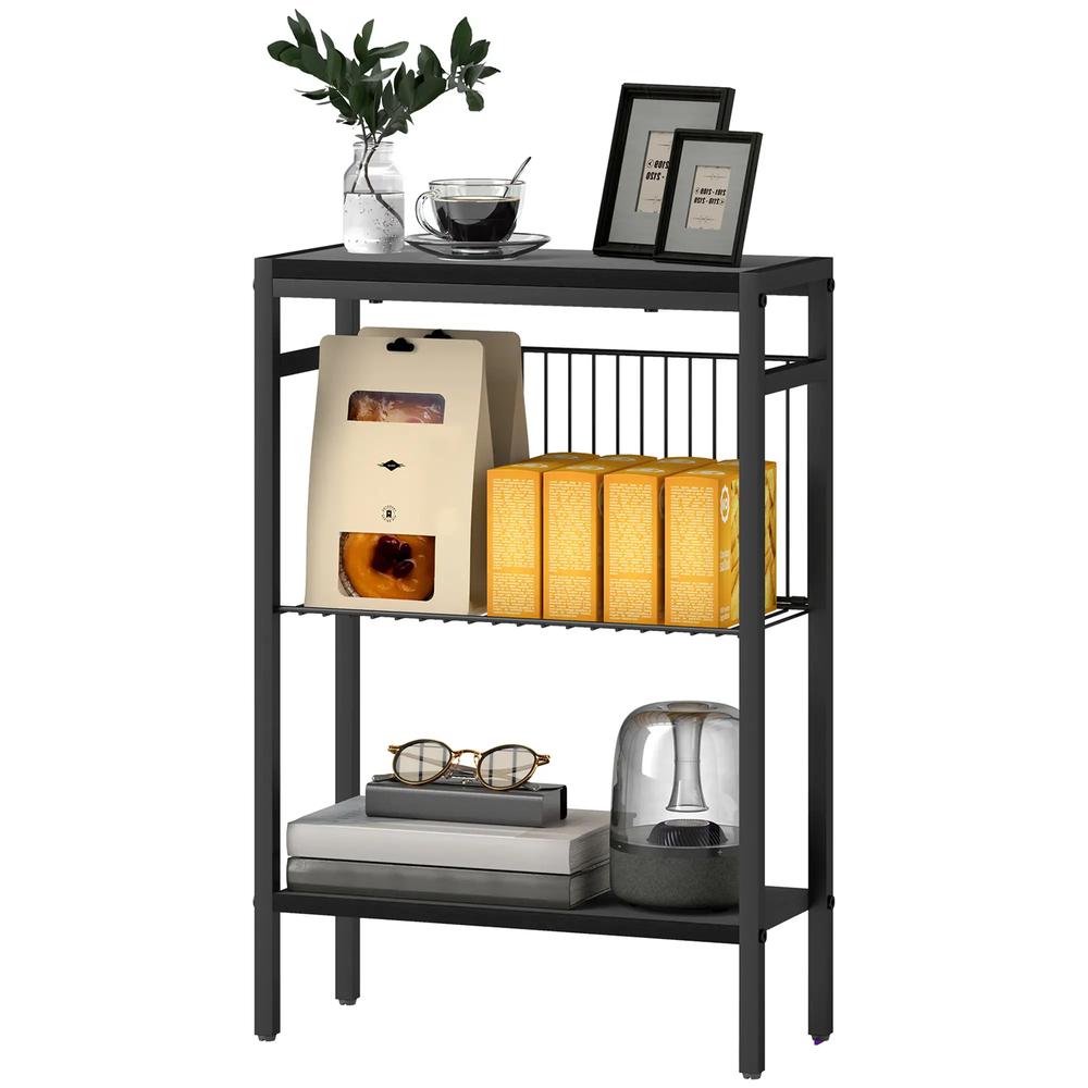 HOMCOM Three Shelf Industrial Side Table Additional View 22