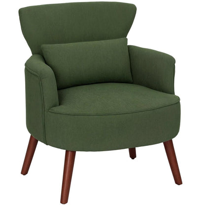 HOMCOM Corduroy Retro Accent Chair Additional View 23