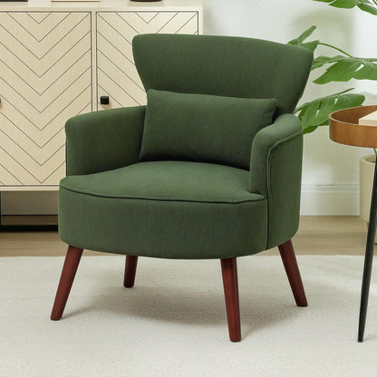 HOMCOM Corduroy Retro Accent Chair Additional View 32