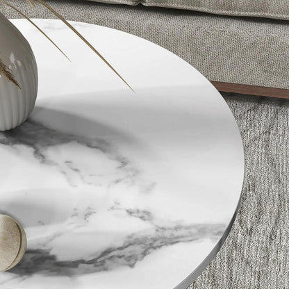 HOMCOM Set of Two Marble-Effect Coffee Tables Additional View 19