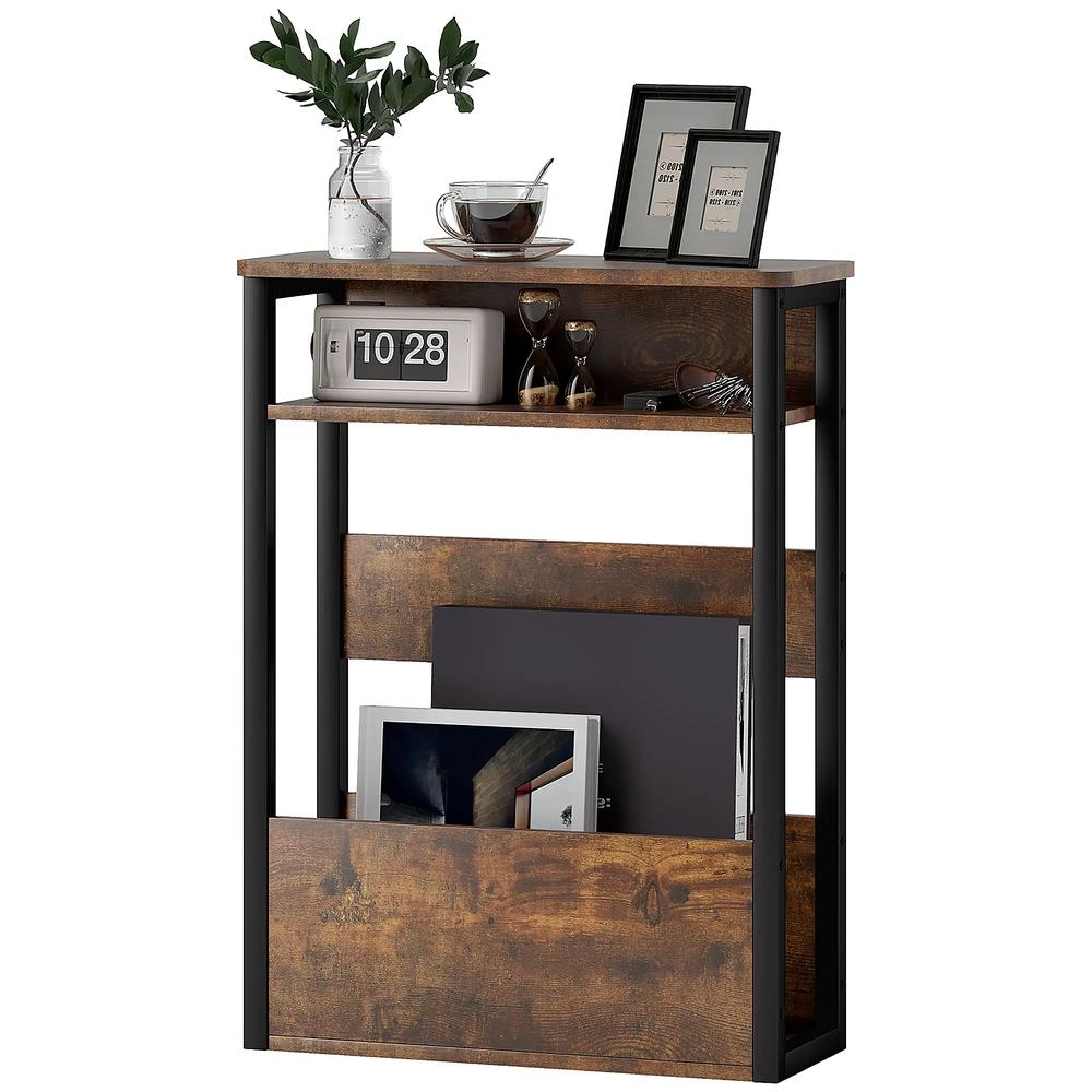 HOMCOM Industrial-Style Side Table Additional View 11