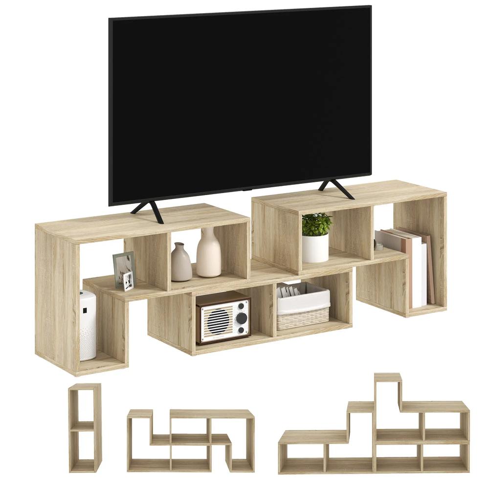 HOMCOM Three-Block Modular TV Stand Additional View 19
