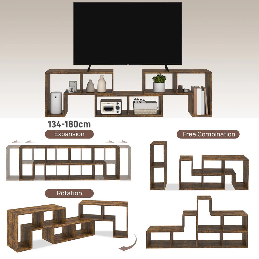 HOMCOM Three-Block Modular TV Stand Additional View 26