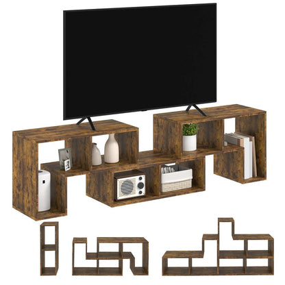 HOMCOM Three-Block Modular TV Stand Additional View 30