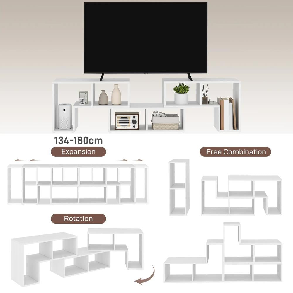 HOMCOM Three-Block Modular TV Stand Additional View 37
