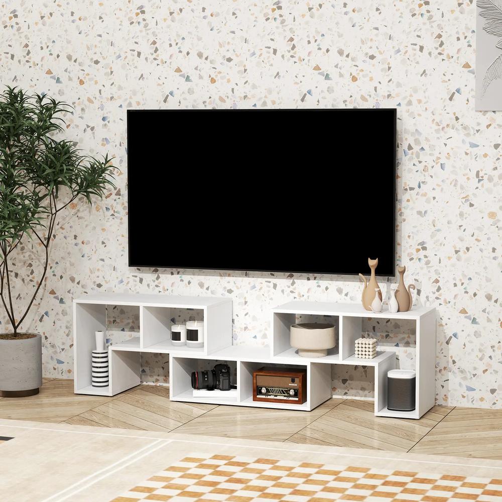 HOMCOM Three-Block Modular TV Stand Additional View 39