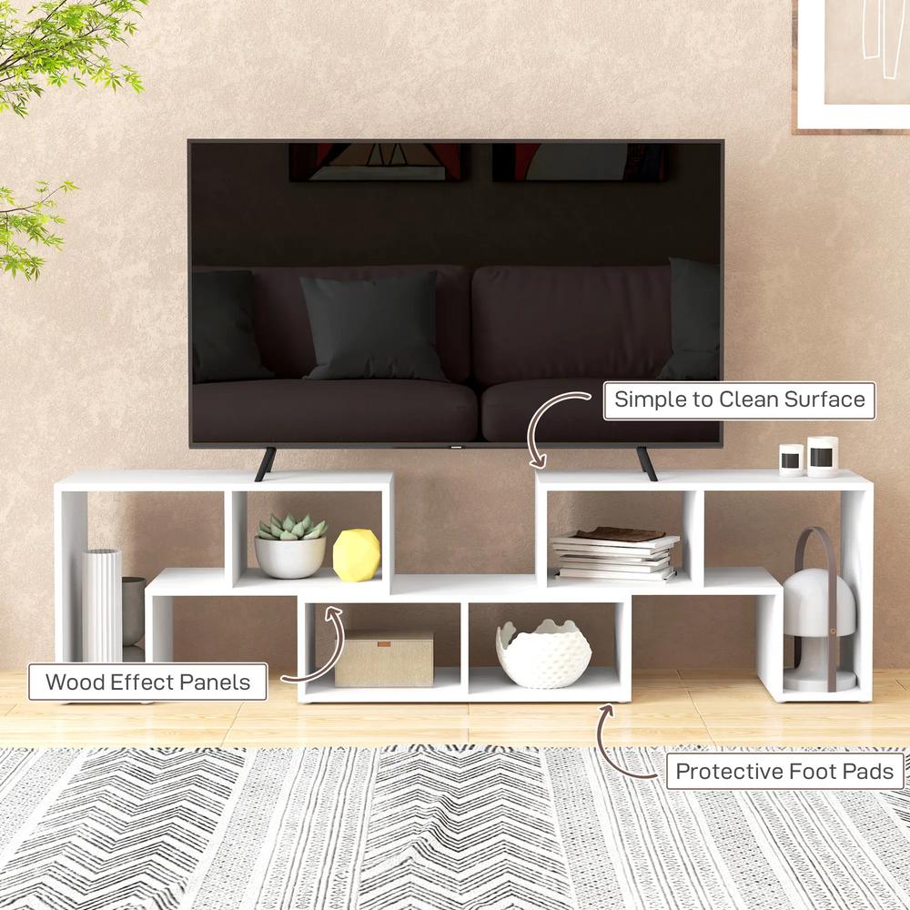 HOMCOM Three-Block Modular TV Stand Additional View 40