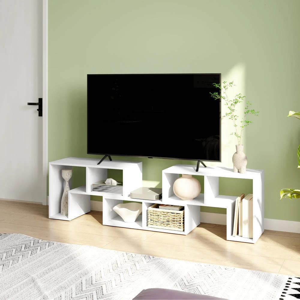 HOMCOM Three-Block Modular TV Stand Additional View 43