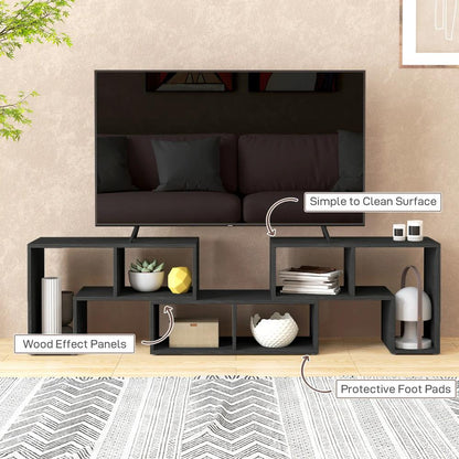 HOMCOM Three-Block Modular TV Stand Additional View 7