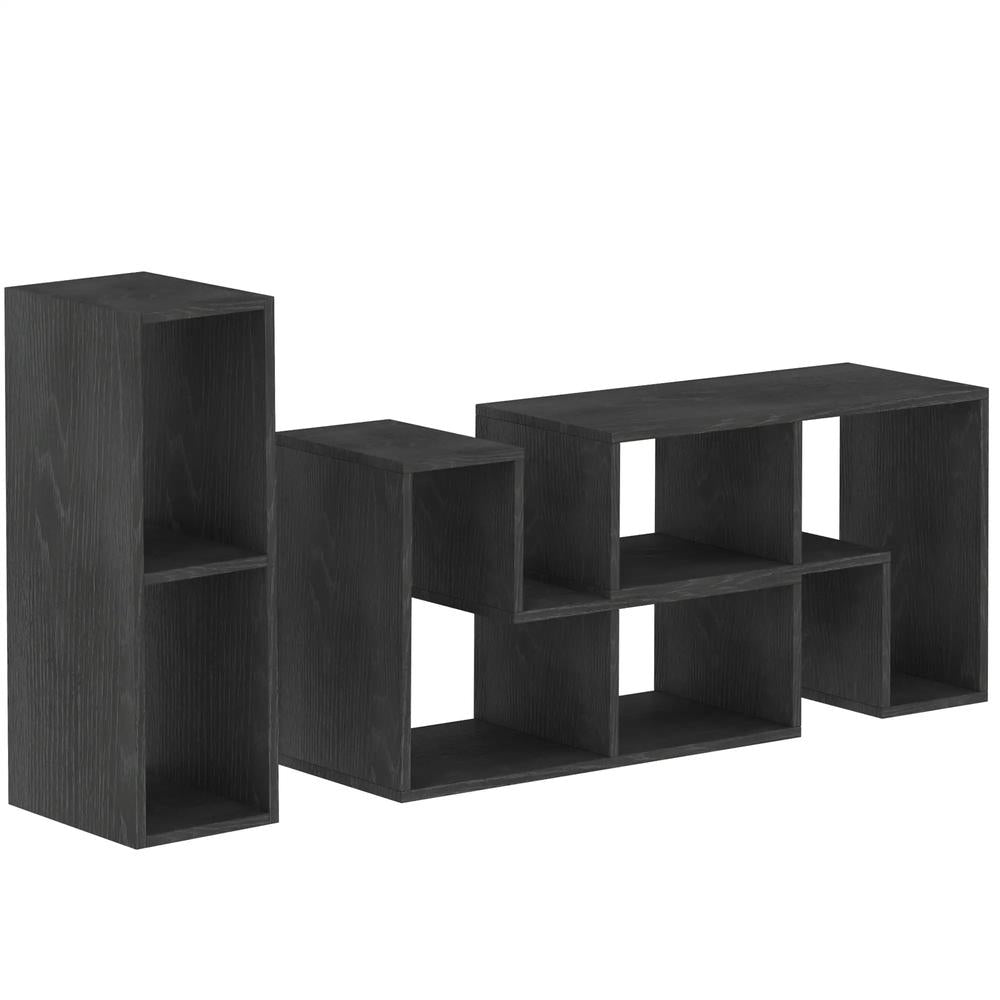 HOMCOM Three-Block Modular TV Stand