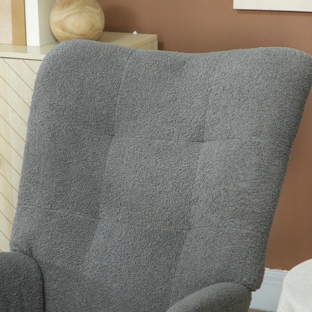 HOMCOM Teddy Fleece Rocking Chair Additional View 19