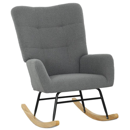 HOMCOM Teddy Fleece Rocking Chair Additional View 22