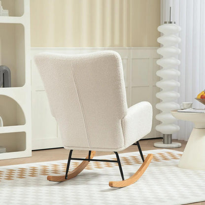 HOMCOM Teddy Fleece Rocking Chair Additional View 6