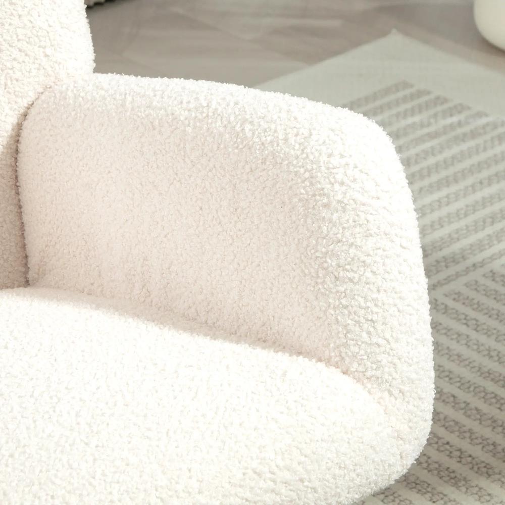 HOMCOM Teddy Fleece Rocking Chair Additional View 8