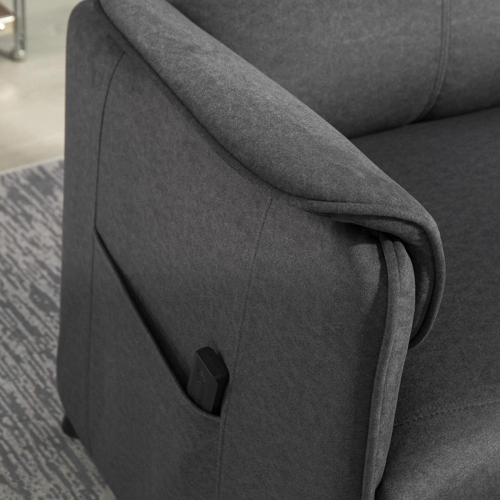 HOMCOM Power Recliner Chair, Reclining Chair with Remote, Pocket Springs, Silent Motor and Side Pockets Additional View 12