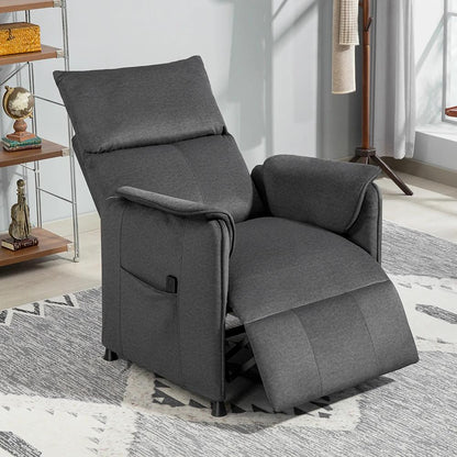 HOMCOM Power Recliner Chair, Reclining Chair with Remote, Pocket Springs, Silent Motor and Side Pockets Additional View 16