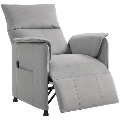 HOMCOM Power Recliner Chair, Reclining Chair with Remote, Pocket Springs, Silent Motor and Side Pockets Additional View 18