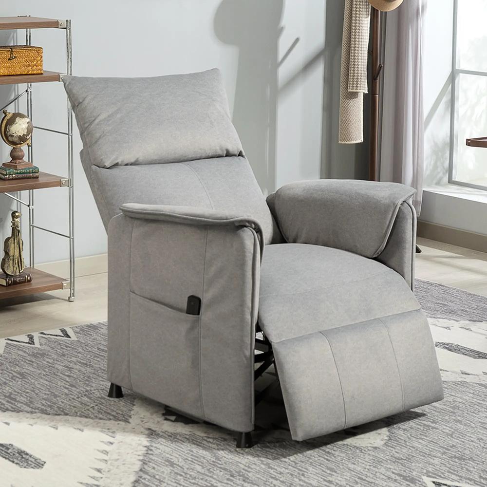 HOMCOM Power Recliner Chair, Reclining Chair with Remote, Pocket Springs, Silent Motor and Side Pockets Additional View 27