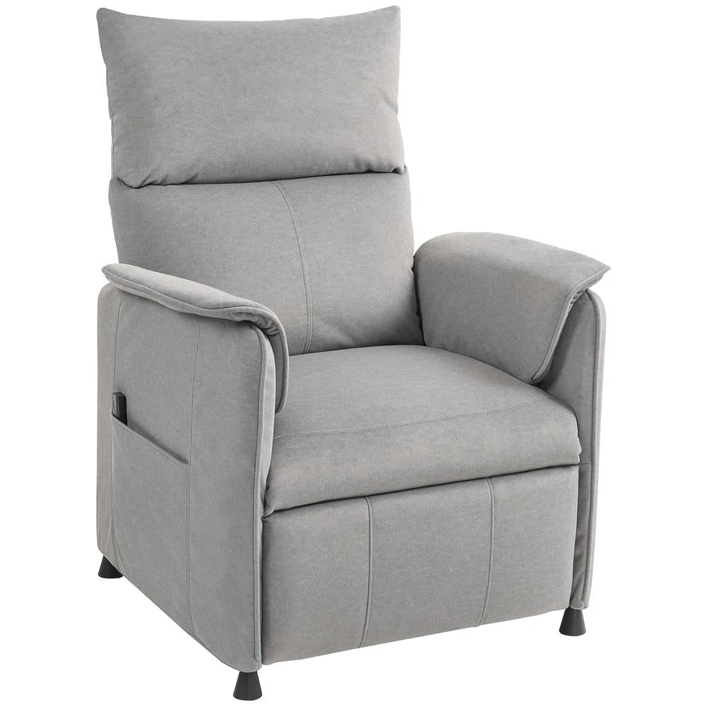 HOMCOM Power Recliner Chair, Reclining Chair with Remote, Pocket Springs, Silent Motor and Side Pockets Additional View 28
