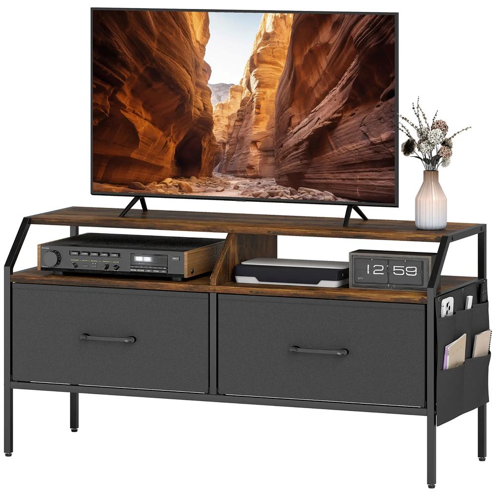 HOMCOM Industrial-Style TV Stand Cabinet Additional View 11