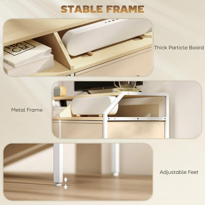 HOMCOM Industrial-Style TV Stand Cabinet Additional View 17