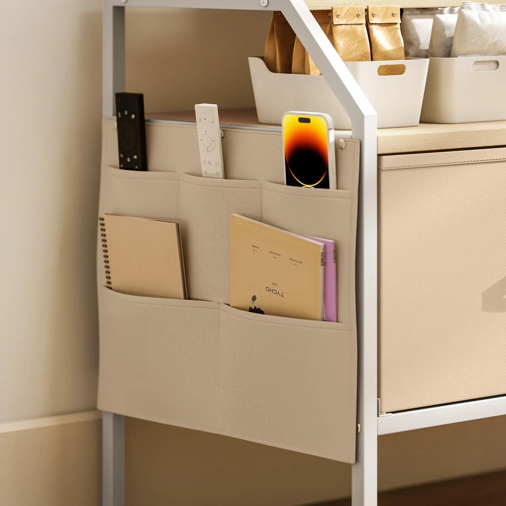 HOMCOM Industrial-Style TV Stand Cabinet Additional View 20