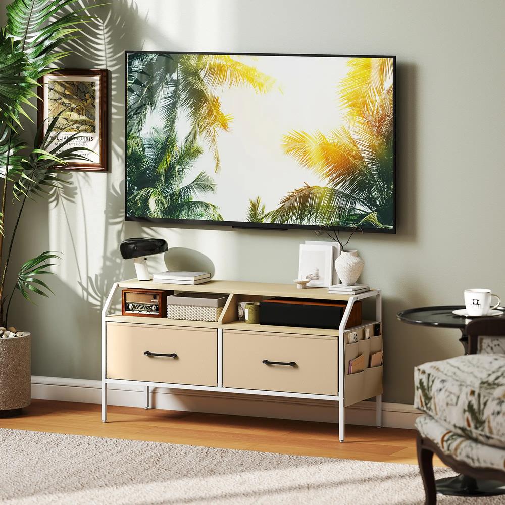 HOMCOM Industrial-Style TV Stand Cabinet Additional View 21
