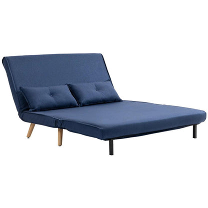 HOMCOM Two-Seater Linen-Look Sofa Bed Additional View 22