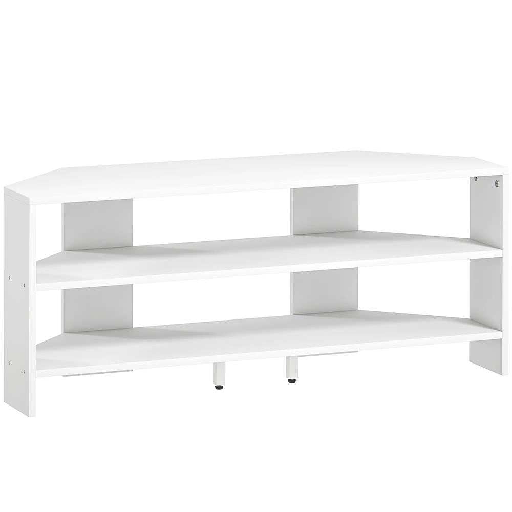 HOMCOM Corner TV Stand with 2 Open Shelves for 47 Inch TV Additional View 23