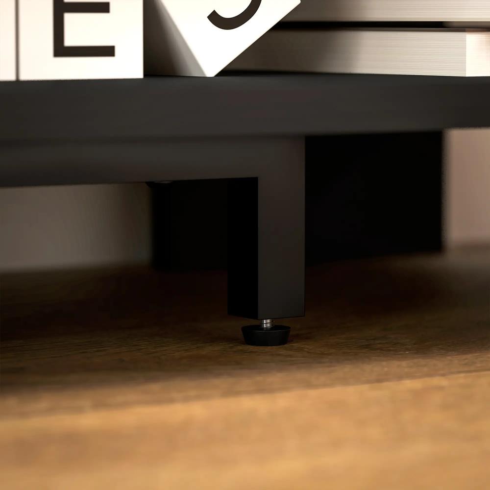 HOMCOM Corner TV Stand with 2 Open Shelves for 47 Inch TV Additional View 9
