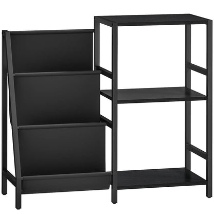 HOMCOM 3-Tier Record Player Stand, End Table for Living Room, Bedroom Additional View 12