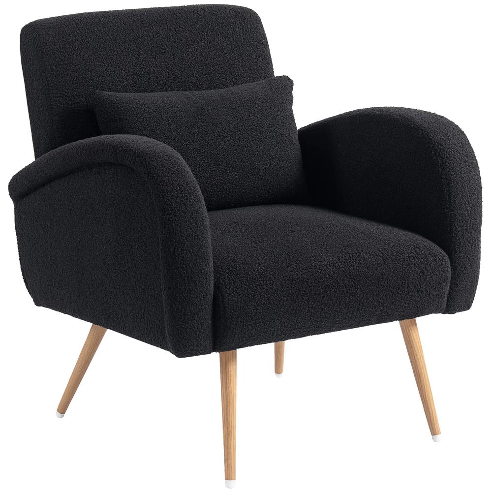 HOMCOM Teddy Fleece Accent Chair Additional View 11