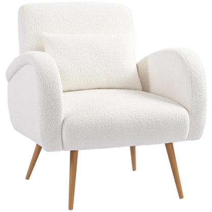 HOMCOM Teddy Fleece Accent Chair Additional View 12