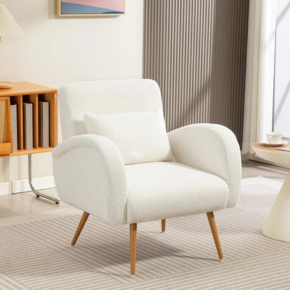 HOMCOM Teddy Fleece Accent Chair Additional View 13